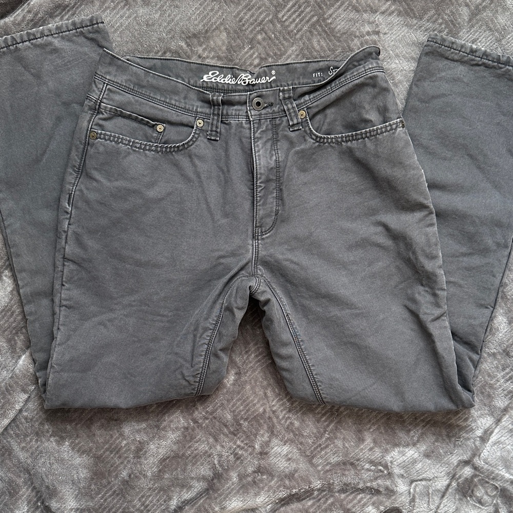 Eddie Bauer Charcoal Denim Pants
